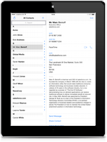 Sync Buddy syncs Salesforce contacts to iPad